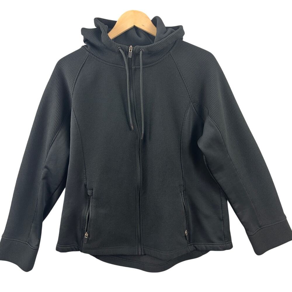 SwissTech Greystone Fleece Jacket XL Full Zip Warm Soft Outdoor Layer